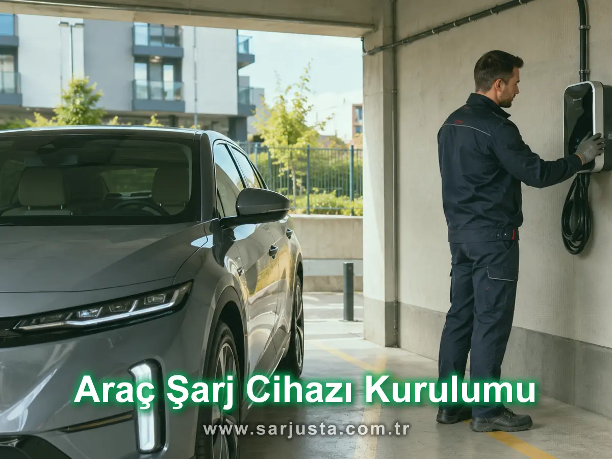 Elektrikli Araç Şarj Cihazı Kurulumu