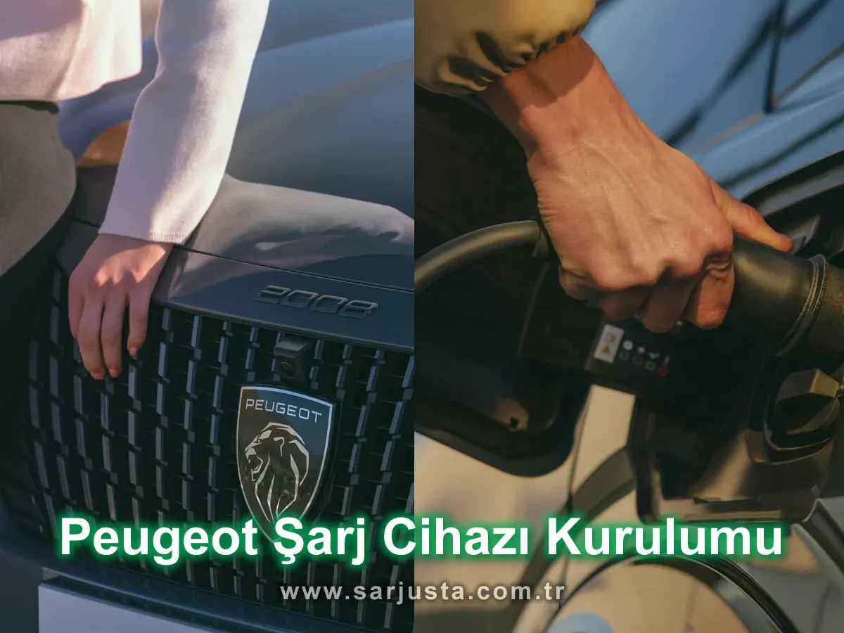 Peugeot Elektrikli Araç Şarj Cihazı Kurulumu